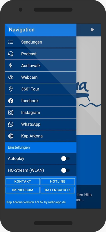 radioapp2 Radio Kap Arkona App